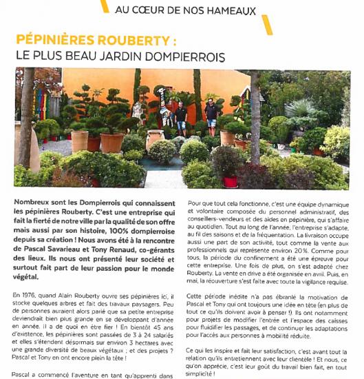 Pépinières Rouberty : le plus beau jardin dompierrois
