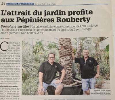 SUD OUEST ECO 2020 L'attrait du jardin profite aux Pépinières Rouberty