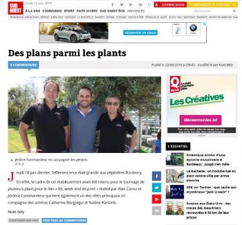 Des plans parmi les plants 