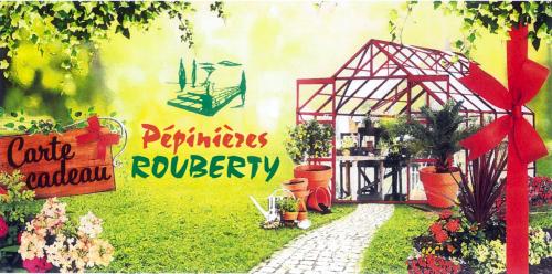 Offrez une carte cadeau des Pépinières Rouberty : montant au choix, valable sur tous les végétaux et produits. Commande en ligne ou en magasin.